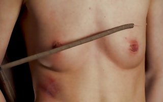 Skinny teen with small boobs gets sexually abused